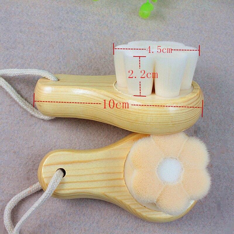 1 шт., щетки для очищения лица, уход за кожей, очищающее средство для глубоких пор, запятая, бамбуковый уголь, мягкие массажные щетки для волос, инструмент