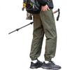 JEEP Men's Cargo Pants, Tactical Casual Trousers, Summer Sports Pants, Paratrooper Long Pants, Army Green, M