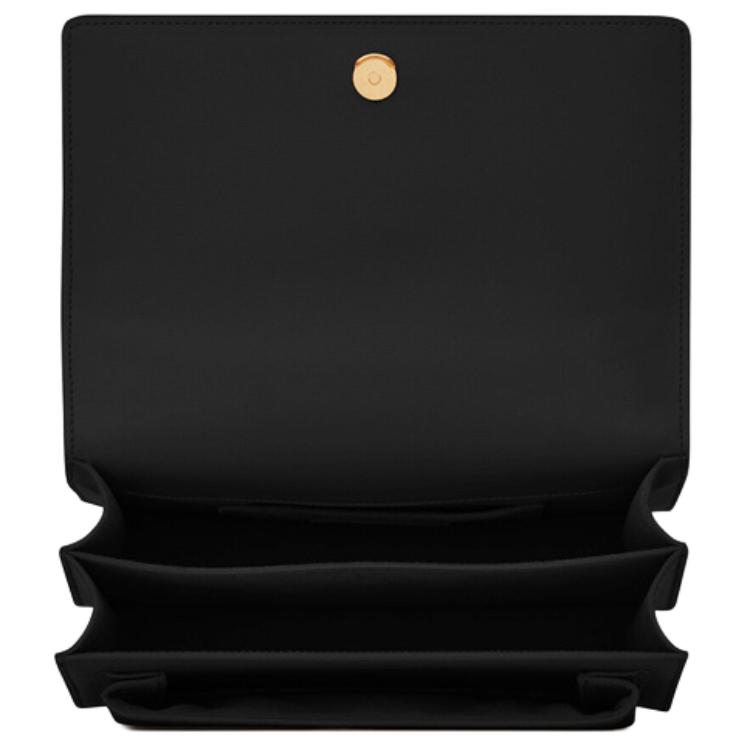 Saint Laurent Sunset Medium Chain Bag Black Women Shoulder_bags 442906-D420W-1000