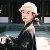 Цилиндр Дышащая Золотая Шляпа Рыбака Универсальная и Элегантная Шляпа-Котелок для Осени и Зимы