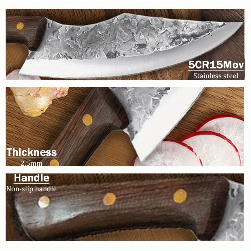 Forged Boning Knife Multipurpose Professional Kitchen Chef Knife Stainless Steel Knife Butcher Knife
