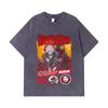 275 GSM Washed T-shirts 100% Cotton Dandadan V26 Okarun Turbo Print Unisex Heavy Cotton T Shirt