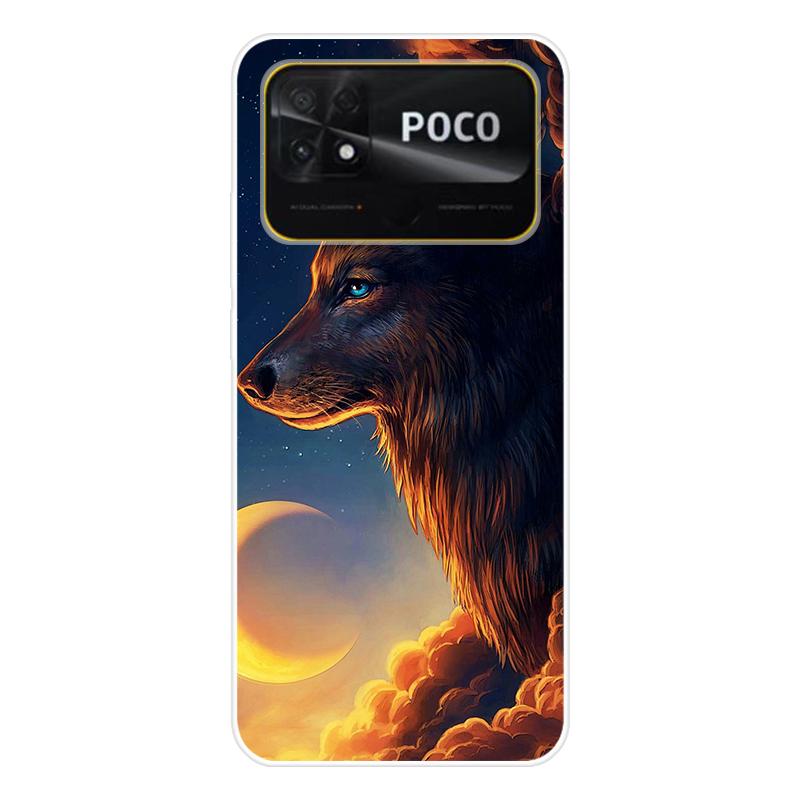 Для Xiaomi Poco C40 C 40 Чехол Мягкая силиконовая задняя крышка Мультяшный чехол для телефона Разнообразие