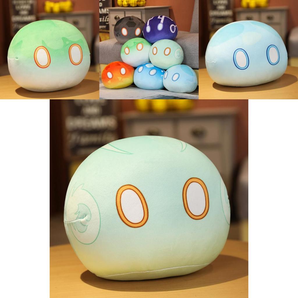 Genshin Impact Тема Слаймов Очаровательные Плюшевые Куклы Идеальный Детский Подарок Мультяшная Подушка
