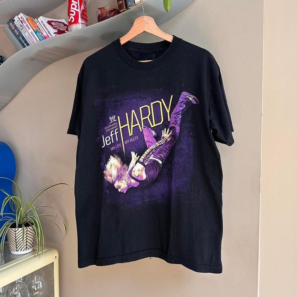 Винтажная футболка Jeff Hardy My Life My Rule Все размеры от S до 5XL NE136 Унисекс футболка