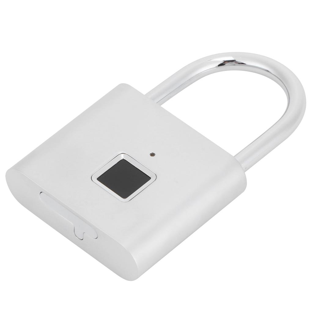 Fingerprint Padlock AntiTheft Intelligent Electronic Lock for Home Office Cabinet Dormitory
