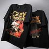 Унисекс футболка Ozzy Osbourne с двусторонним принтом, базовая черная