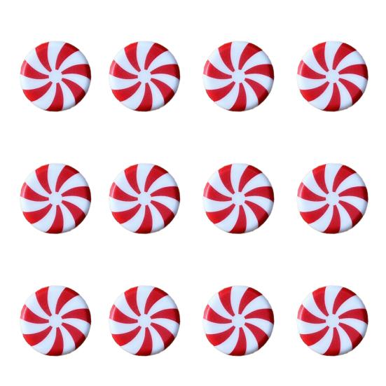 Тыквенные накладки на дверные ручки Хэллоуин Рождество Мебельные ручки для шкафов и ящиков Красный Белый Спиральный Конфетный дизайн Ручки для шкафов Легко надеваются Праздничный декор