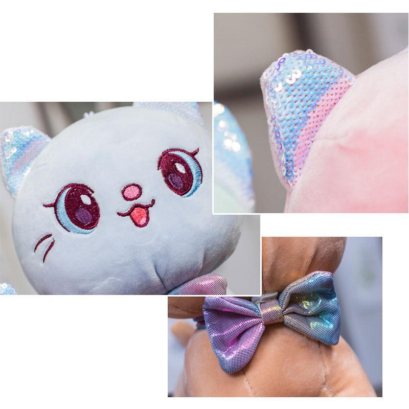 Ловец Машин Плюшевая Игрушка Черный Кот Тигр Кукла Креативный Кот Симуляция Кот Мультфильм Подарок Тряпичная Кукла Бабочка Кот