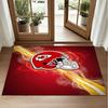 Ковер из кристаллического велюра с дизайном Kansas City Chiefs, мягкий декоративный коврик для спальни, прихожей