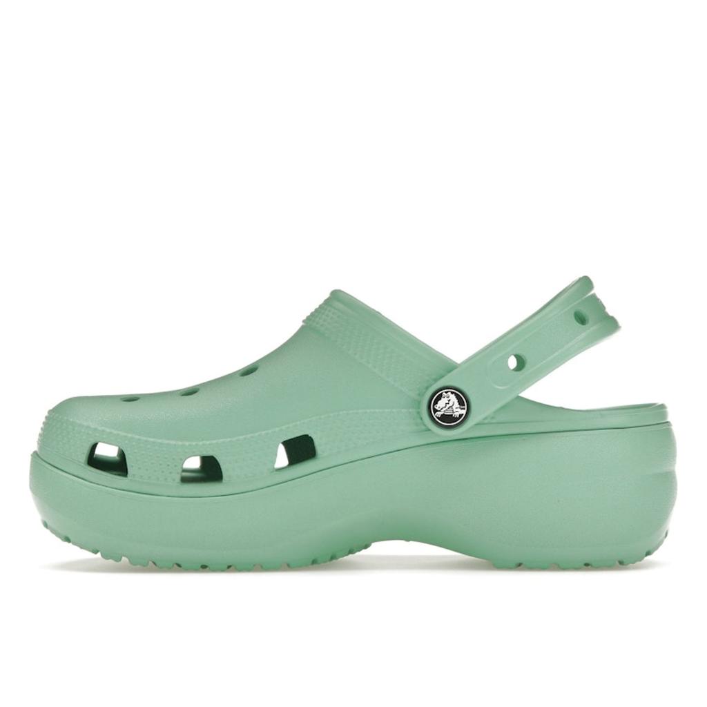 Crocs Classic Platform Clog Jade Stone (Womens) Women Sneakers Jade-Stone-Green 206750-3UG
