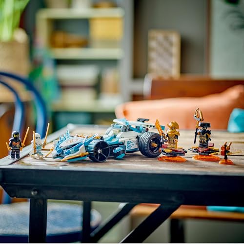Игрушка LEGO Ninjago Гонщик с силой дракона Зана, Идеальный подарок на день рождения или Рождество для мальчиков и девочек от 7, 8 и 9 лет, Учеников начальной школы, B