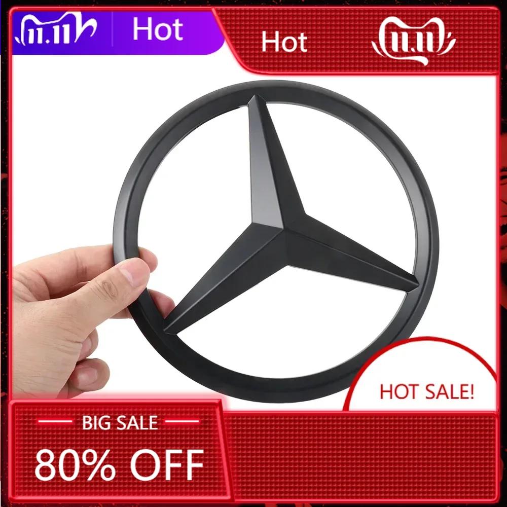 For Mercedes Benz ABS Car Front Grille Badge sticker Decal Cover Emblem For Mercedes Benz GLA GLK ML GLC GLE C E Class  W204 W20