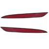 1 Pair Tail Rear Bumper Reflector Red Left Side Right Side For Tesla Model Y