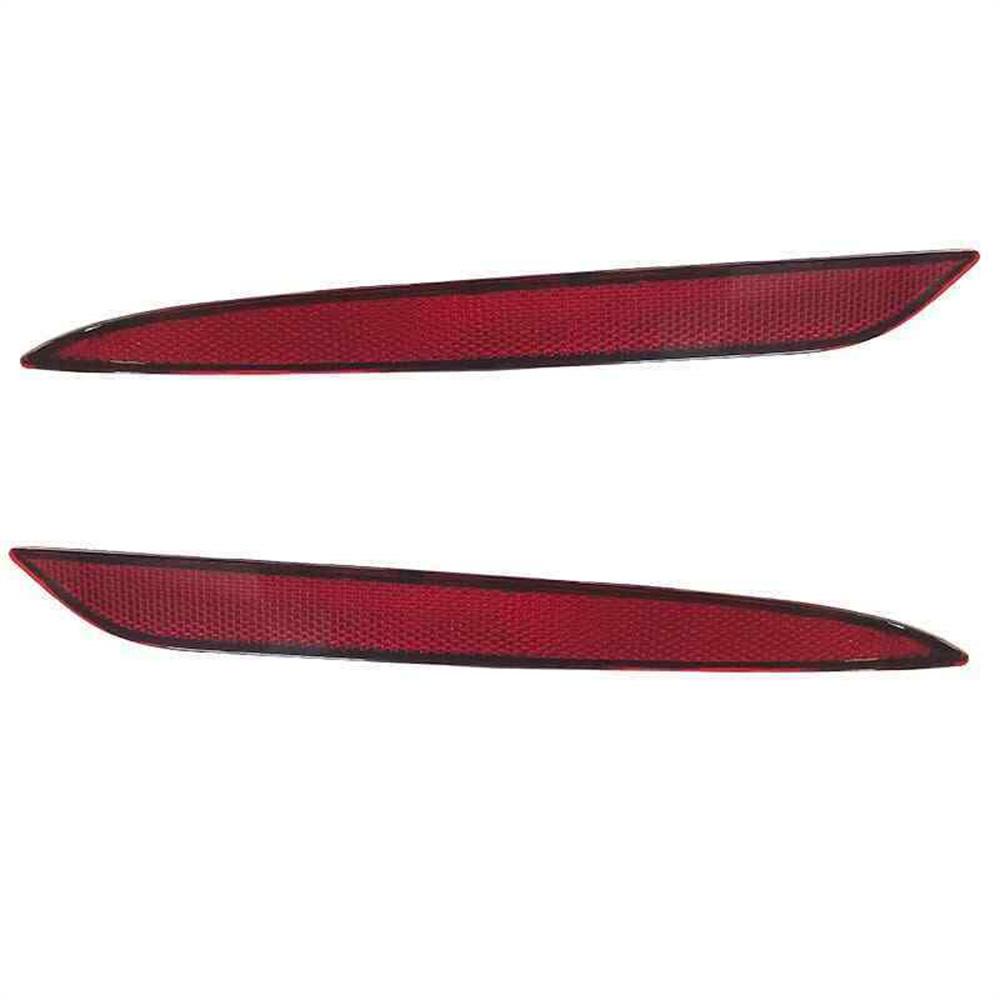1 Pair Tail Rear Bumper Reflector Red Left Side Right Side For Tesla Model Y