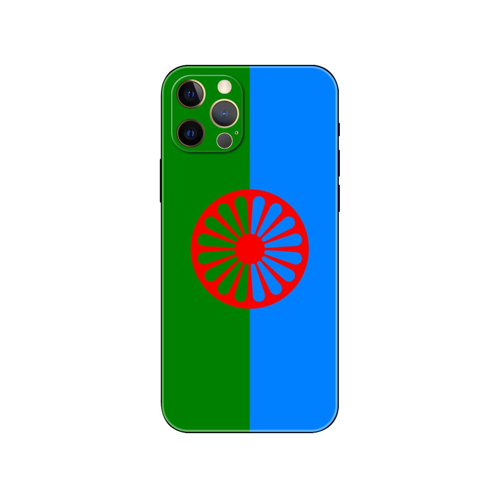 Чехол для телефона Gypsy Romani Roma Flag для iPhone 5 5S 2020se 6 6s 7 8 plus x 10 XR XS 11 12 13 mini pro MAX, черная задняя крышка из ТПУ