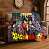 Мультяшное одеяло из фланели Dragon Ball Аниме Игра Мягкое Теплое Плед для Спальни Гостиной Кровати Путешествия Кемпинга Пикника Ребенка