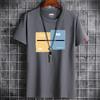 Men's Fashion Short Sleeves Casual T-shirt Comfortable Cotton Tee
