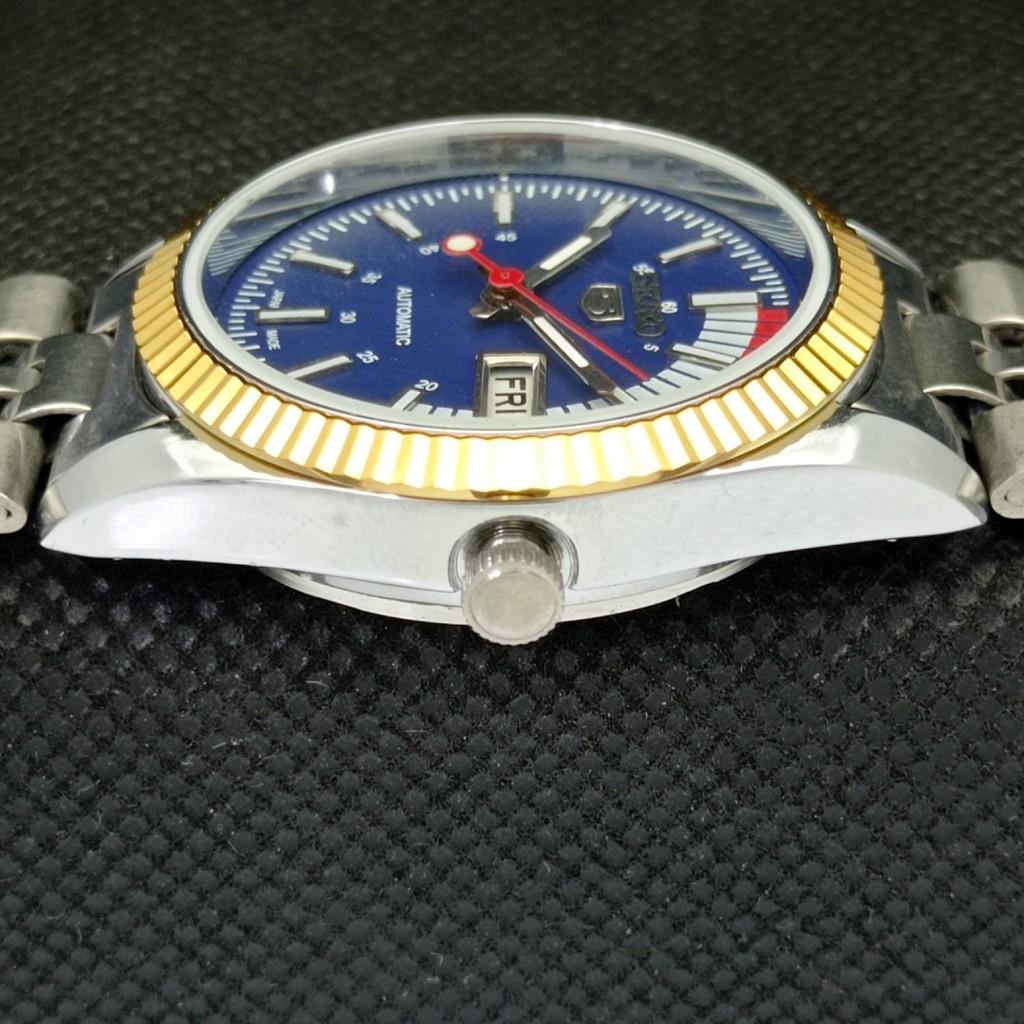 ВОССТАНОВЛЕННЫЕ ВИНТАЖНЫЕ МУЖСКИЕ ЧАСЫ SEIKO 5 PRESIDENT AUTOMATIC ИЗ ЯПОНИИ 575b-a305098-9