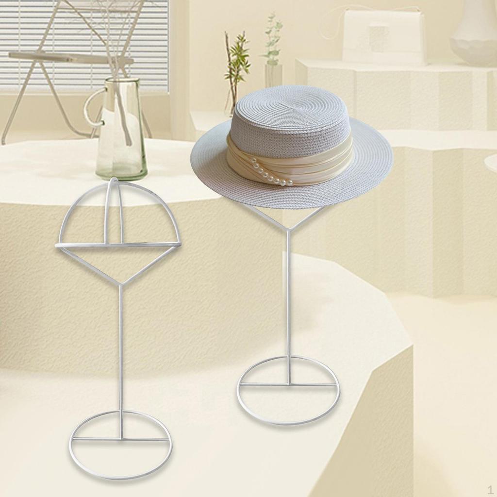 Cap Display Stand Hat Displaying Rack Simple Dome Design Multipurpose Decoration Holder Storage