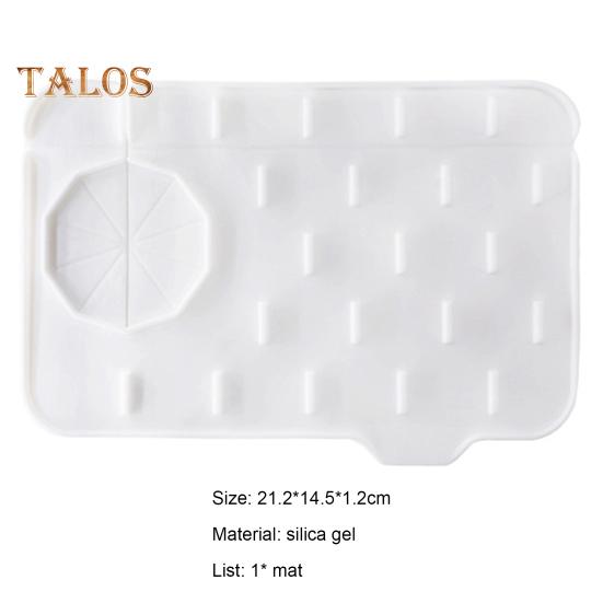 Коврик для слива воды, гибкий, экономящий усилия, режущий, прочный наклонный паз, дизайн, сушилка для раковины, аксессуары для дома