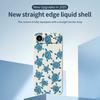 For iPhone 17 Air Case Blue Turtle Pattern Printing Straight Edge TPU Phone Back Cover