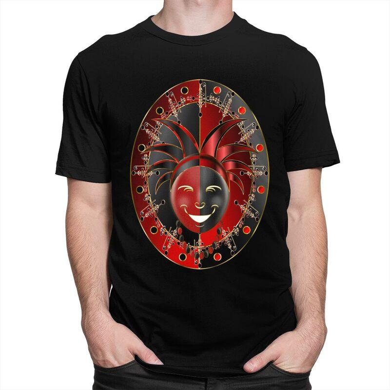 Custom Smiling Eshu Elegua T Shirt for Men Tshirt Casual Tees Short Sleeves Tshirts Loose Fit Clothing