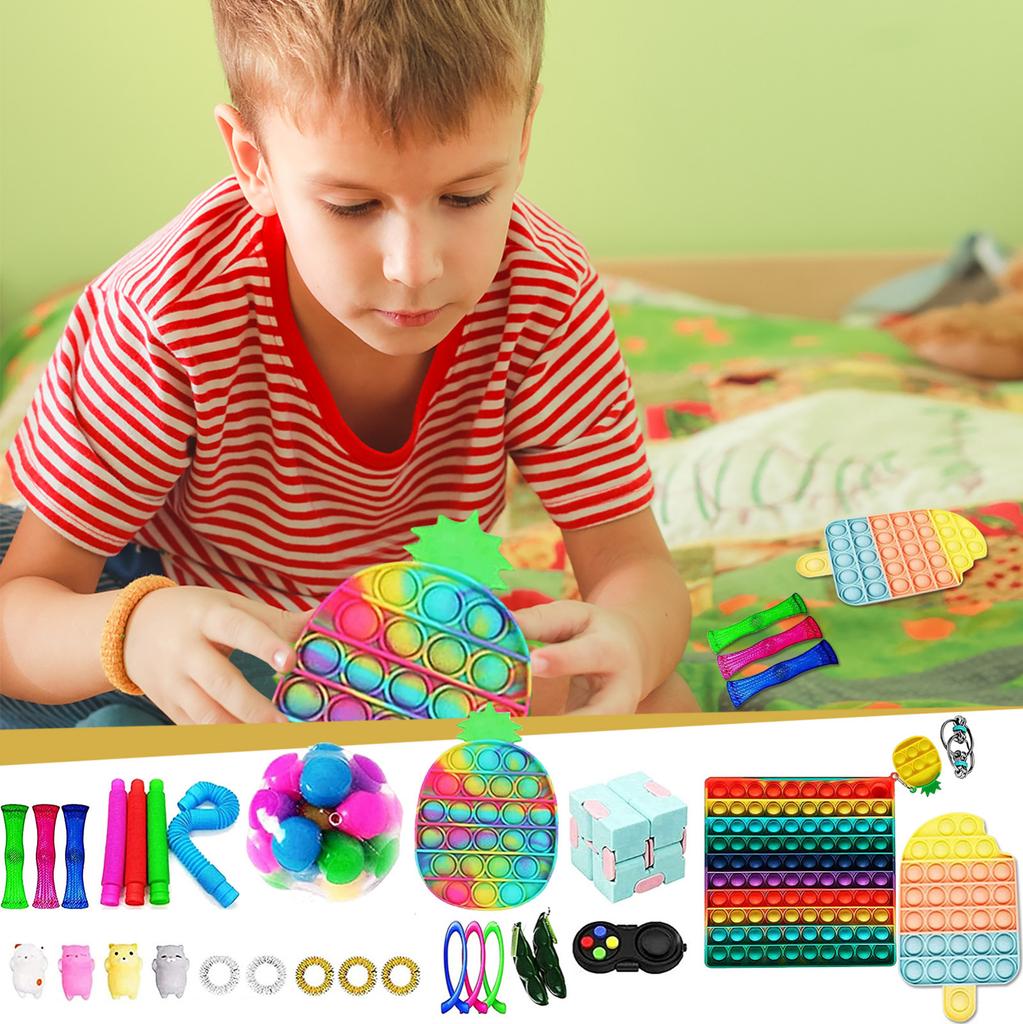  Игрушка Набор из 29 предметов декомпрессионных сенсорных игрушек для детей и взрослых