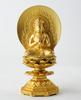 Buddha Statue Dainichi Nyorai Buddhist Hideun Makita Original Model In the Year of the Twelve Zodiac Guardians Zodiac Takaoka Copperware 15.5cm (gold