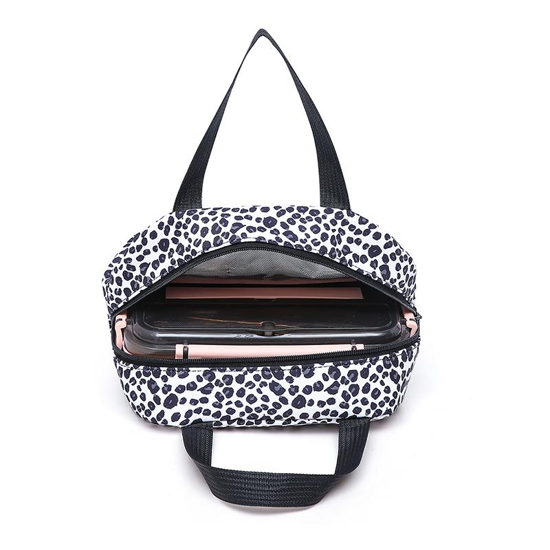 Комплект из трех рюкзаков, большой емкости, женский рюкзак с леопардовым принтом, школьный рюкзак для школьников