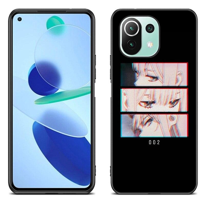 Чехол Zero Two Darling in the FranXX Anime для Xiaomi Mi 11 Lite NE 11i 10T 11T Pro A2 A3 Lite POCO F3 M3 M4 C31 X3 Pro NFC GT