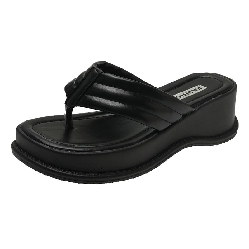 Шлепанцы Mezzo женские летние 2024 новые удобные пляжные туфли на толстой подошве модные сандалии темперамент прилив