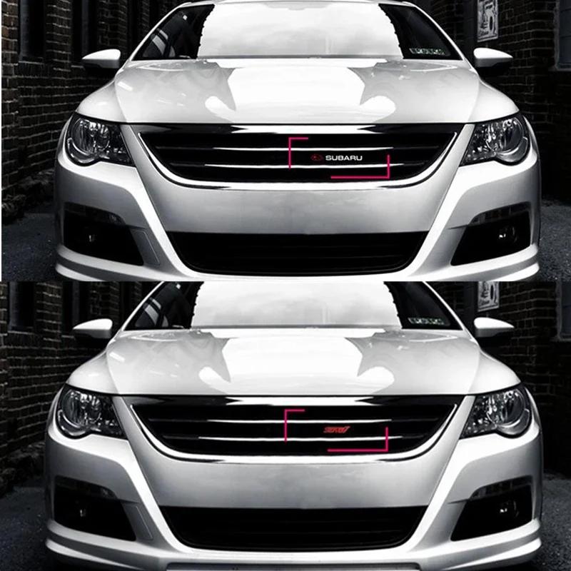 for Subaru STI Forester XV Outback Impreza WRX Legacy BRZ Tribeca Car Front Grille Emblem Badge LED Light Auto Decoration ge3