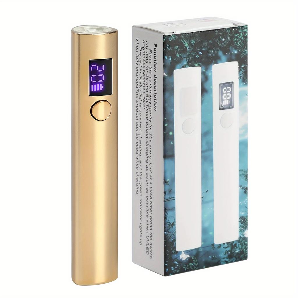 Mini UV Nail Lamp Dryer Machine Portable USB Rechargeable LED Nail Quick Drying Light Handheld Manicure Lamp For Gel Varnish