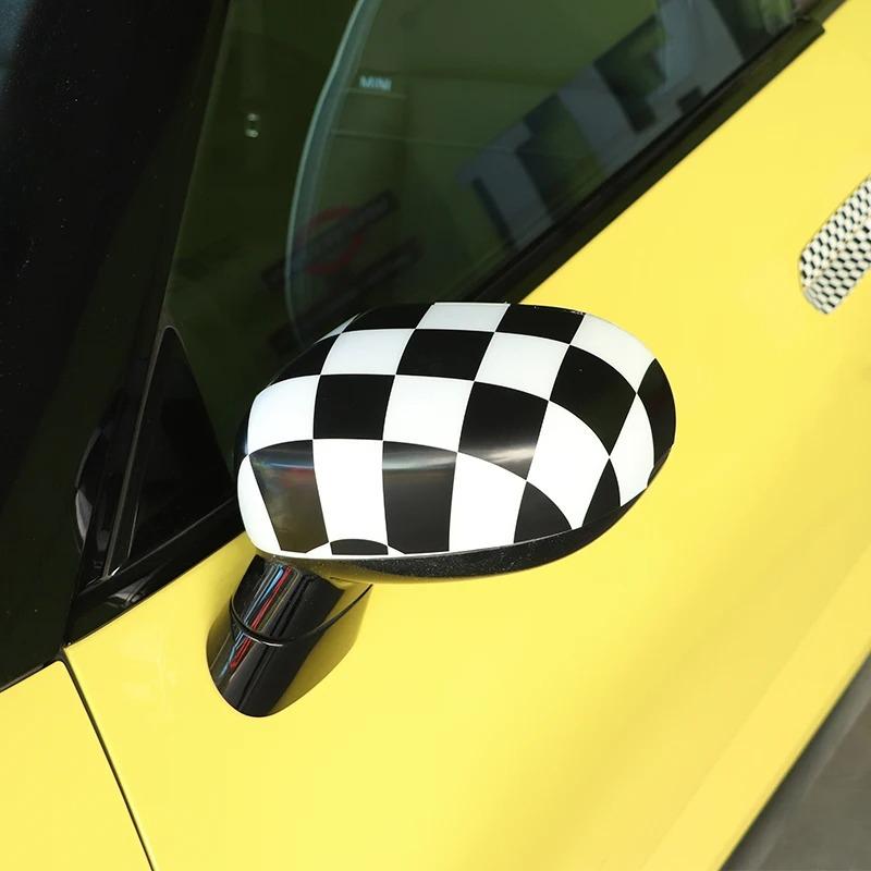 2PCS For MINI Cooper F65 F66 F67 U25 Countryman 2024 2025 Car Rear View Mirror Covers For Mini Exterior Decoration Accessories