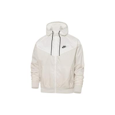 Спортивная куртка Windrunner с капюшоном Light Orewood Brown/Sail/Black Мужская уличная одежда DA0001-104