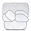 6pcs Universal Car Sunshade Front And Rear Windshields Privacy Windows Sun Protection Thermal Insulation Sunshades Car Accessories