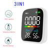 Portable Air Quality Monitor Temperature Humidity Sensor Tester PM2.5 Meter Built-in Lithium-battery for Office Home