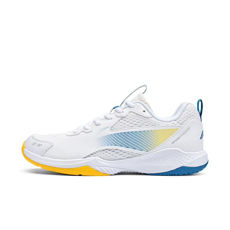 Бадминтонные кроссовки Li Ning Унисекс Низкие Стандартные Белый/Ярко-желтый AYTU011-2