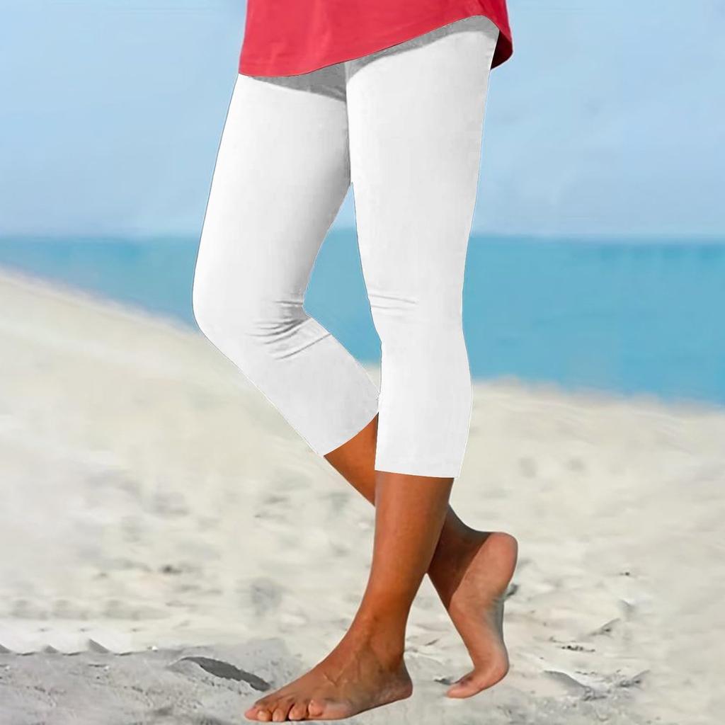 Женские модные однотонные повседневные обтягивающие брюки для йоги 7/10