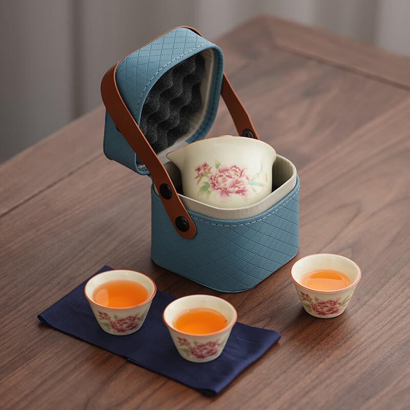 Elegant Ru Kiln Ceramic Tea Set