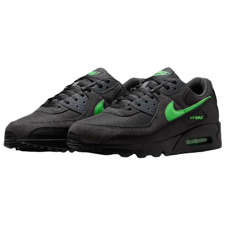 Nike Кроссовки мужские Air Max 90 Черный Green Strike Антрацит DM0029-015