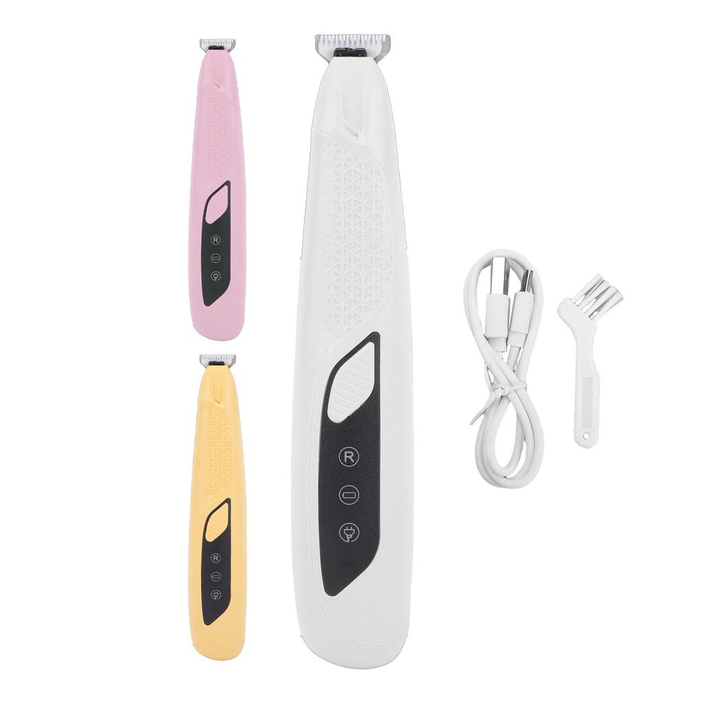 Dog Trimmer Dog Trimmer with LED Light Rechargeable Electric Cat Grooming Clippers for Feet Small Area Hair