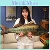 3d Esox Piranha Trout Fish Plush Toy Stuffed Doll Cartoon Decoration Kids Gift
