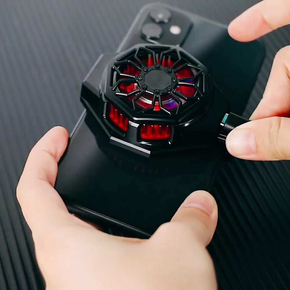 N3 Clip-On Phone Радиатор Охлаждающий Вентилятор Смартфон Прямая Трансляция Игровой Охладитель Рассеивания Тепла