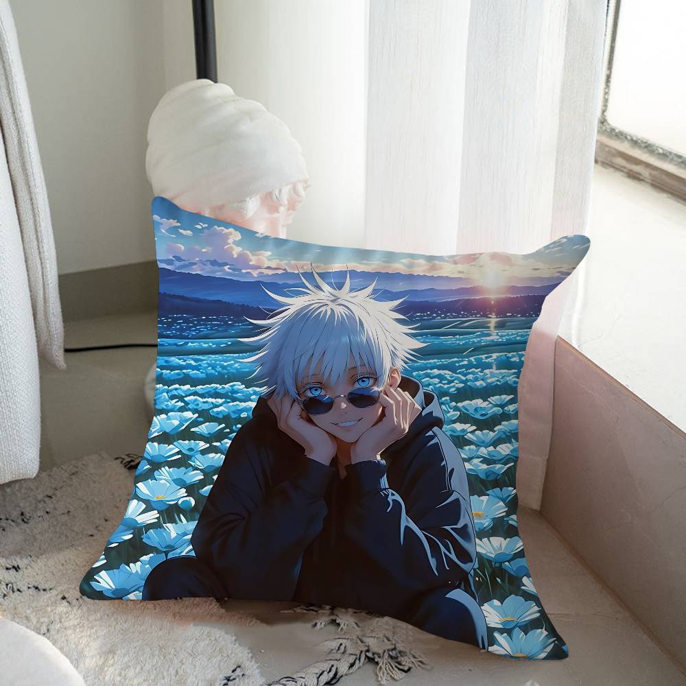 Аниме S-Сатору Г-Годжо Наволочка Чехол для диванной подушки Украшение для дома и комнаты Детский подарок