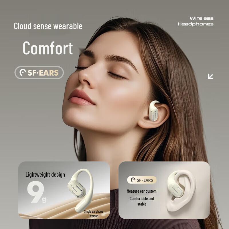 Беспроводные Bluetooth-наушники Newmine Open-Ear для спорта с шумоподавлением ENC
