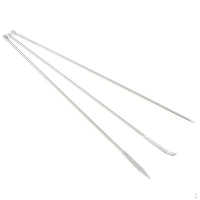 Набор из 3 микролабораторных ложек из нержавеющей стали Медицинская ложка Лабораторные принадлежности