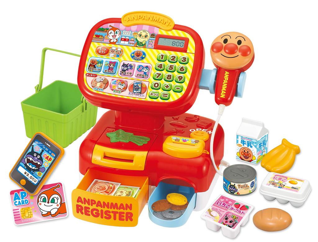 SEGA FAVE Anpanman Osatsu Anpanman Cash Register Suisui! Self-Service