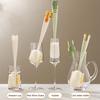 Long Handle Water Bottle Brush Cleaner Baby Bottles Cups Vases Sturdy Handle